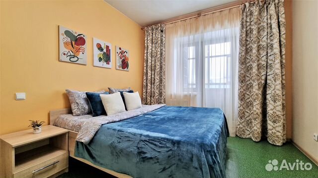 

1-к. квартира, 45 м², 2 кровати