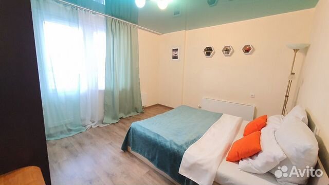 

1-к. квартира, 45 м², 2 кровати