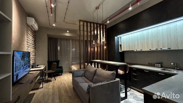

Квартира-студия, 40 м², 2 кровати