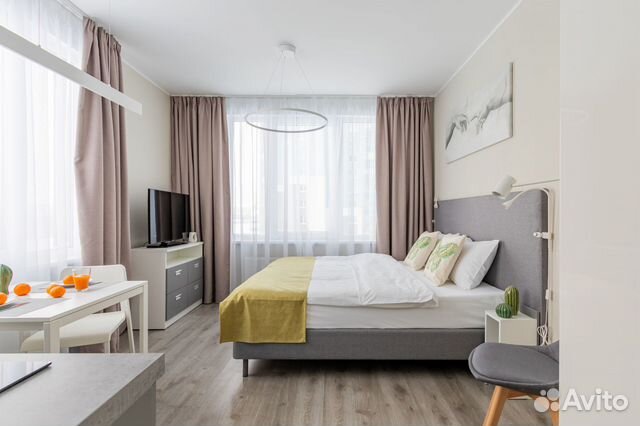 

Квартира-студия, 25 м², 2 кровати