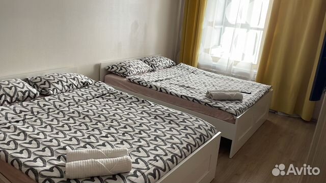 

1-к. квартира, 40 м², 3 кровати