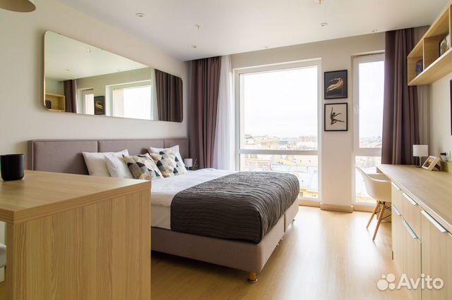 

Квартира-студия, 27 м², 1 кровать
