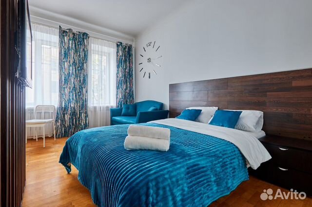 

Квартира-студия, 34 м², 2 кровати