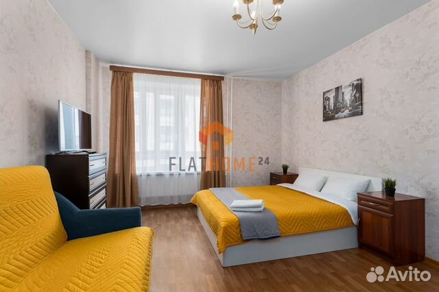 

1-к. квартира, 46,7 м², 2 кровати