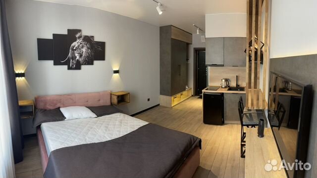 

Квартира-студия, 25 м², 1 кровать