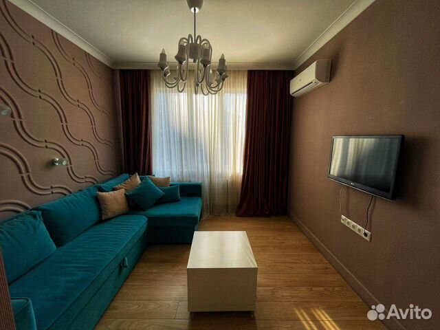 

1-к. квартира, 45 м², 2 кровати
