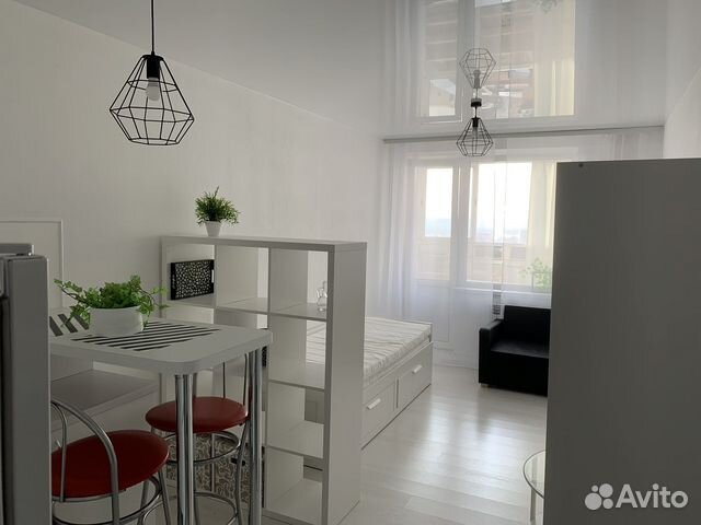 

Квартира-студия, 35 м², 2 кровати