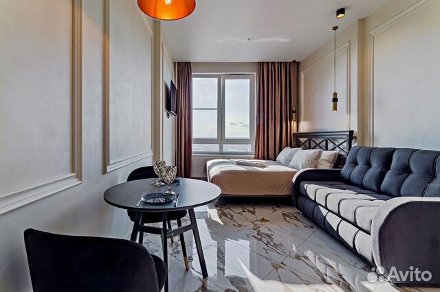 

Квартира-студия, 27 м², 2 кровати
