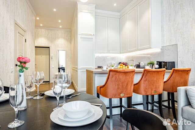 

1-к. квартира, 52 м², 2 кровати