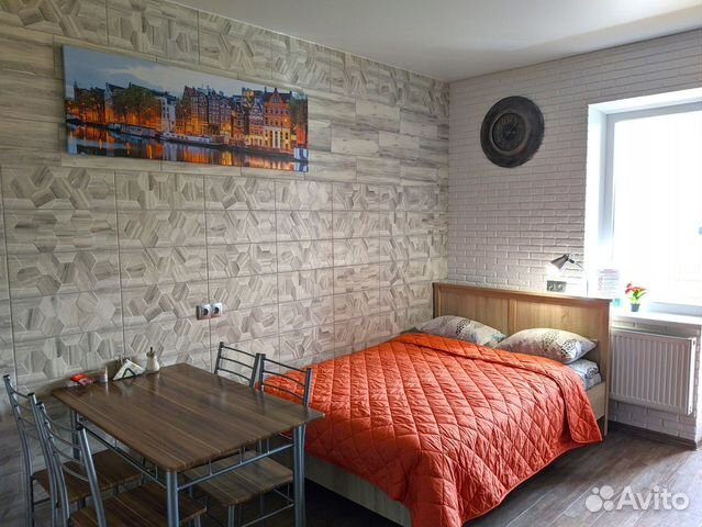 

Квартира-студия, 28 м², 1 кровать