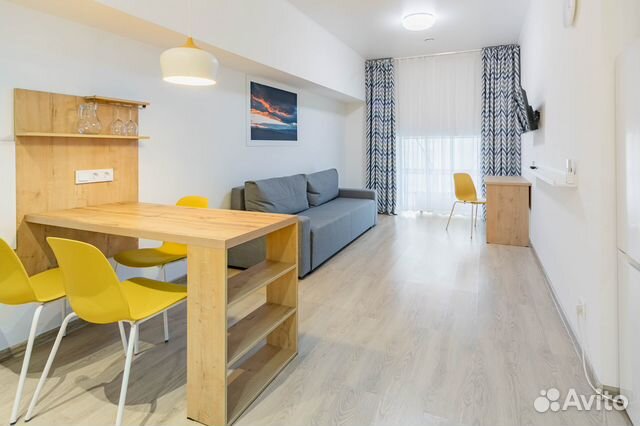 

1-к. квартира в апарт-отеле, 35 м², 2 кровати