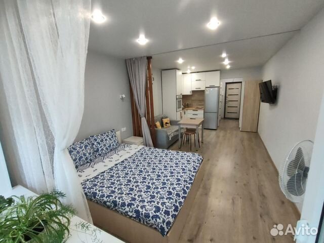 

Квартира-студия, 33 м², 2 кровати