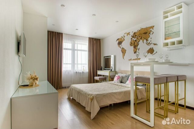 

Квартира-студия, 30 м², 1 кровать