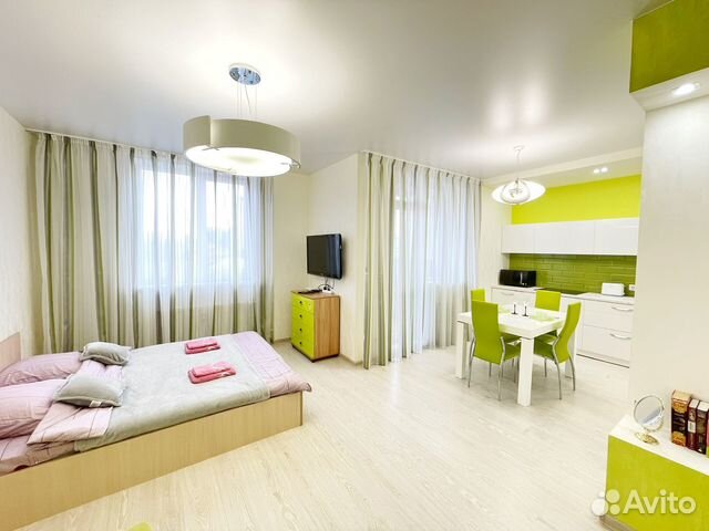 

Квартира-студия, 45 м², 2 кровати