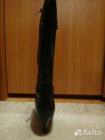 Сапоги зимние кожанные