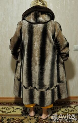 Шуба мутоновая большого размера Шуба мутоновая большого размера