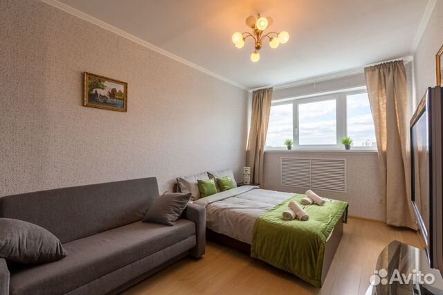 

1-к. квартира, 40 м², 2 кровати