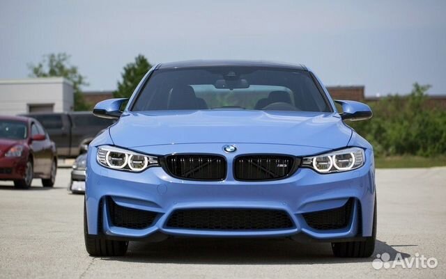 Черные Сдвоенные решетки радиатора BMW F30 M3 F32 Черные Сдвоенные решетки радиатора BMW F30 M3 F32