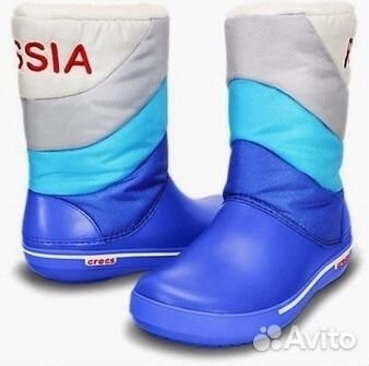 Сапоги Дутики Crocs Crocband утепленные 36 37 38 р