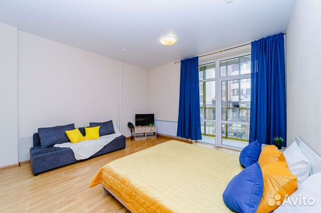 

Квартира-студия, 38 м², 2 кровати