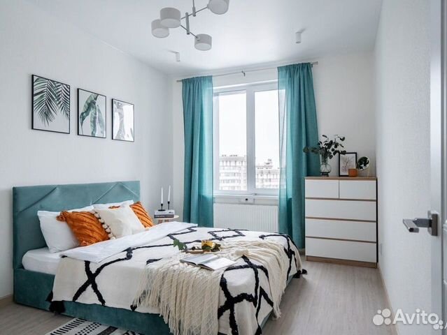 

1-к. квартира, 33 м², 2 кровати