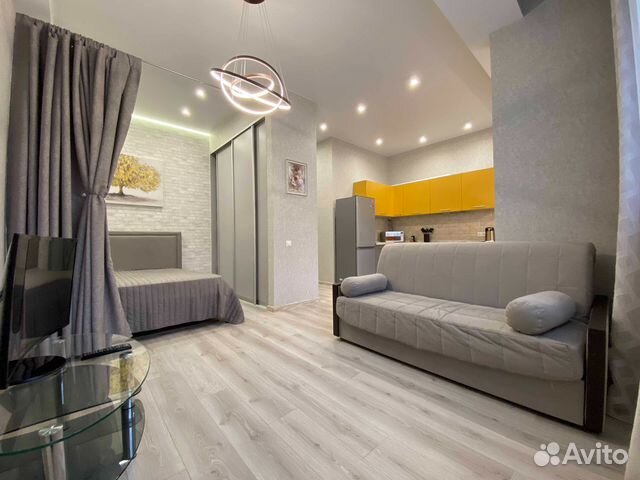 

Квартира-студия, 45 м², 2 кровати