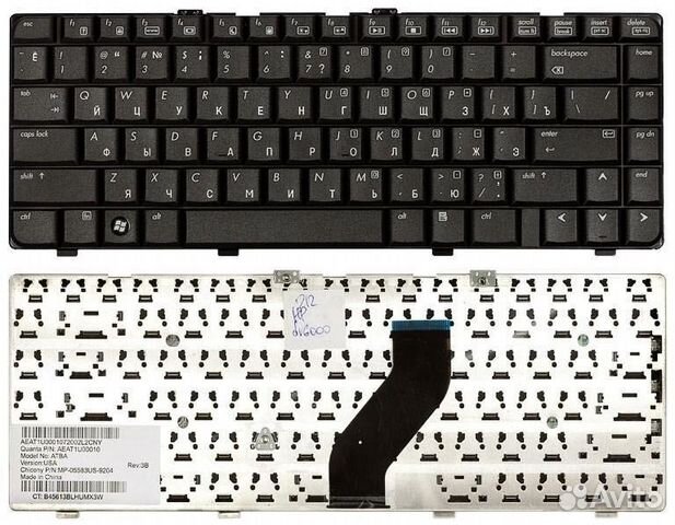 Клавиатура для ноутбука HP DV6000