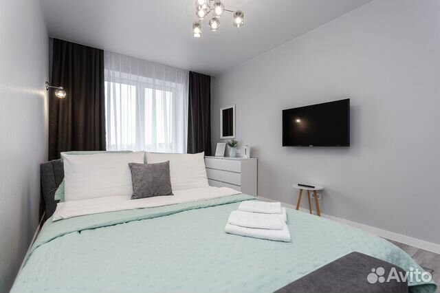

1-к. квартира, 38 м², 2 кровати