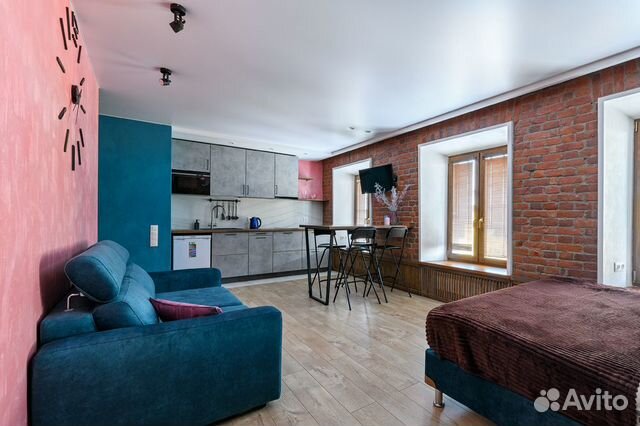 

Квартира-студия, 30 м², 2 кровати