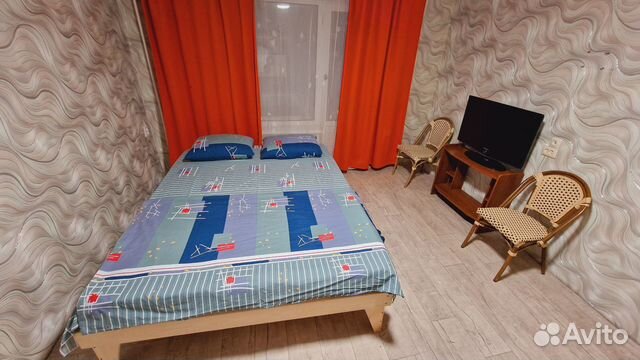 

1-к. квартира, 38 м², 2 кровати