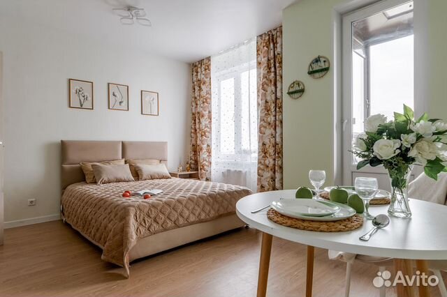 

Квартира-студия, 27 м², 1 кровать