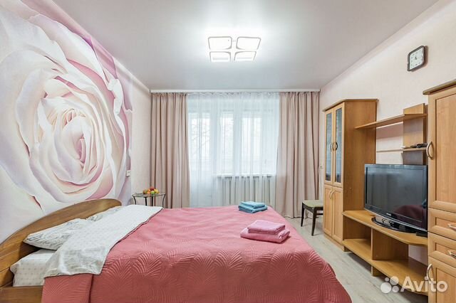 

1-к. квартира, 46 м², 2 кровати