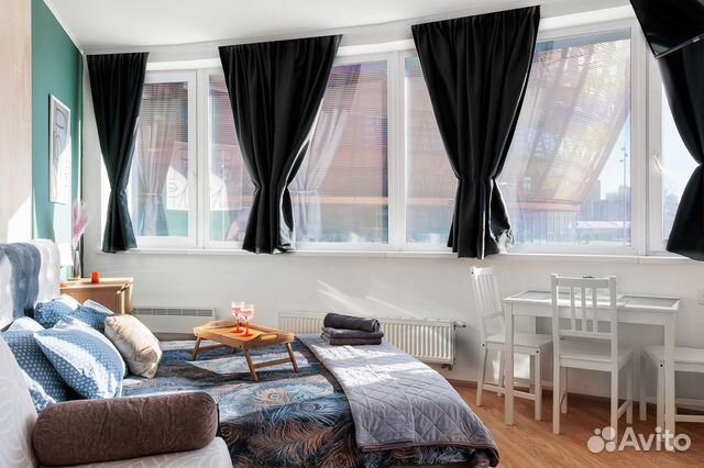 

Квартира-студия, 31 м², 2 кровати