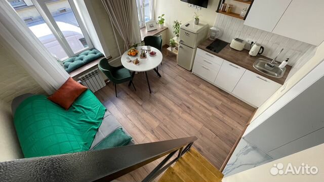 

Квартира-студия, 17 м², 2 кровати