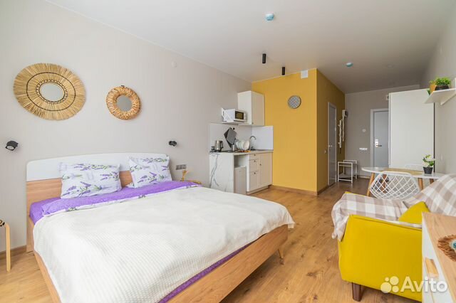 

Квартира-студия, 25 м², 1 кровать