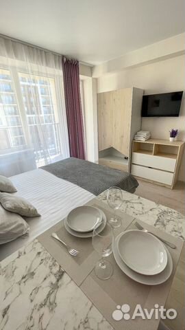 

Квартира-студия, 24 м², 1 кровать
