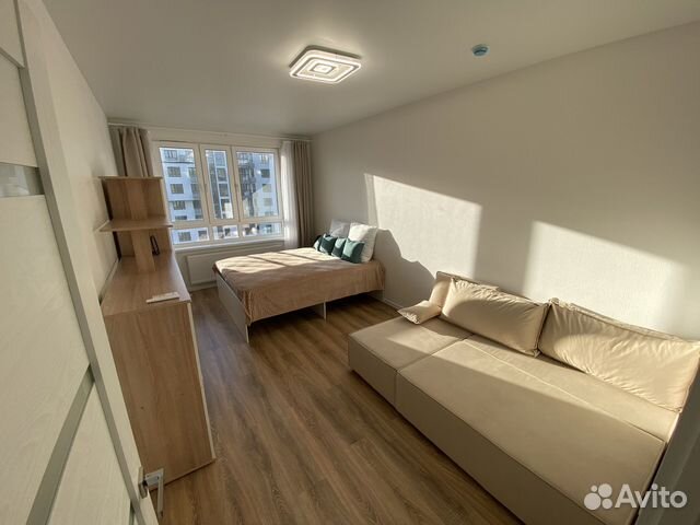 

1-к. квартира, 40 м², 2 кровати