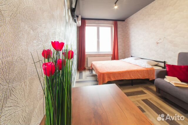 

Квартира-студия, 28 м², 2 кровати