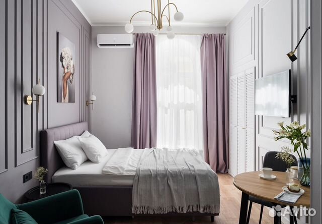

Квартира-студия, 27 м², 1 кровать