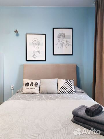 

Квартира-студия, 30 м², 2 кровати