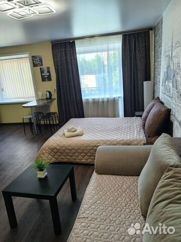 

Квартира-студия, 35 м², 2 кровати