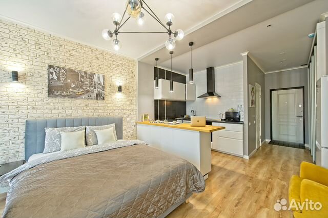 

Квартира-студия, 32 м², 1 кровать
