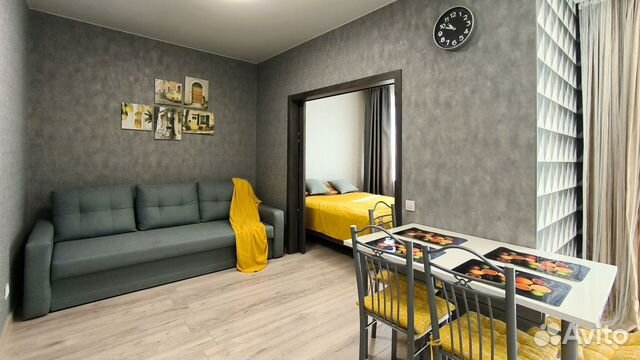 

1-к. квартира, 45 м², 2 кровати