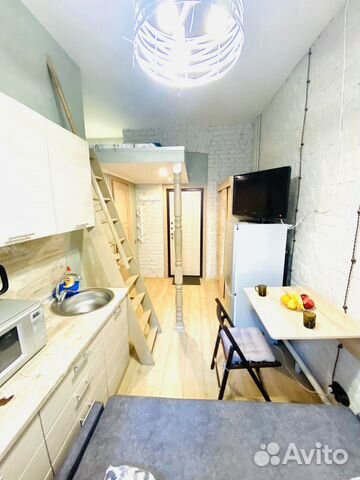 

Квартира-студия, 14 м², 2 кровати