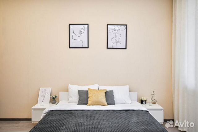 

1-к. квартира, 42 м², 2 кровати
