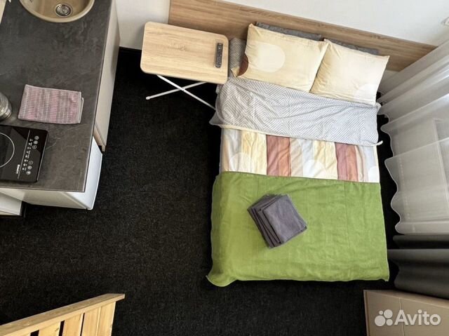

Квартира-студия, 15 м², 2 кровати