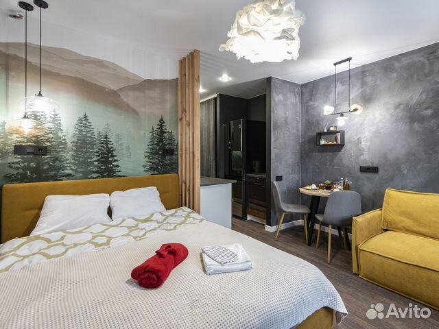 

Квартира-студия, 25 м², 2 кровати