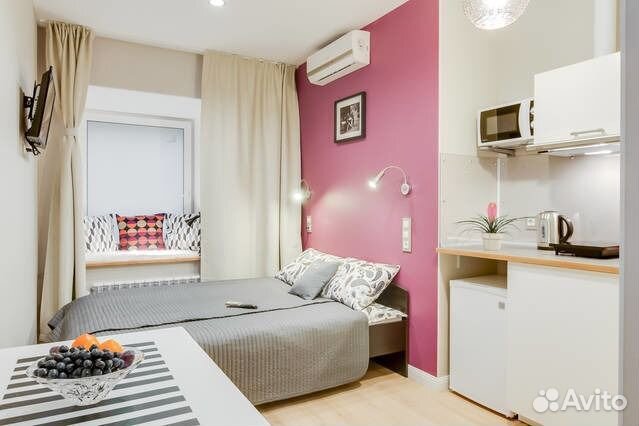 

Квартира-студия, 16 м², 1 кровать
