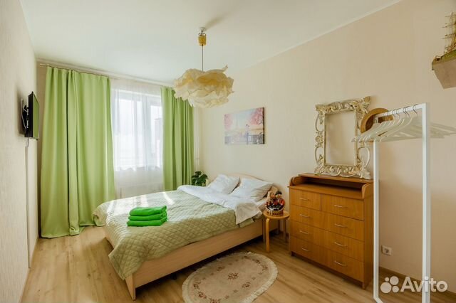 

1-к. квартира, 40 м², 2 кровати