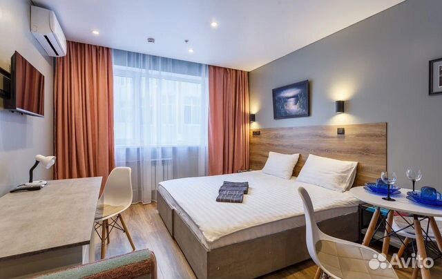 

1-к. квартира в апарт-отеле, 21 м², 2 кровати